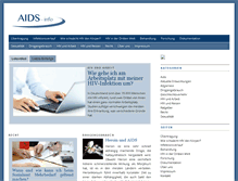 Tablet Screenshot of aids-info.net